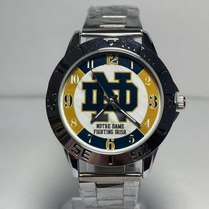 NOTRE DAME FIGHTING IRISH NCAA Stainless Steel Men's Watch NEW!!